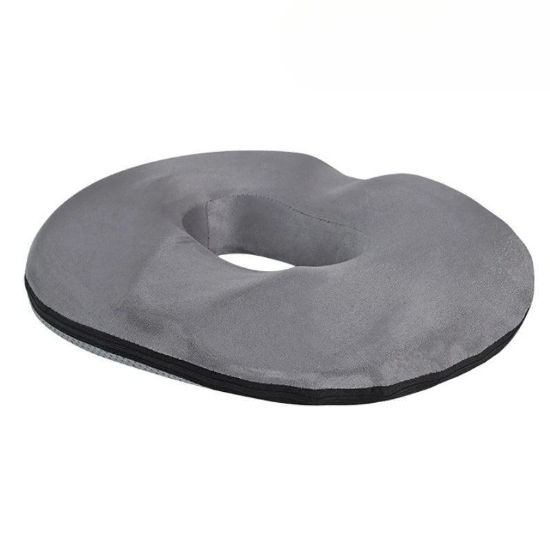 Orthopedic Donut Seat Cushion – Memory Foam Coccyx & Tailbone Relief Pillow for Hemorrhoid, Pregnancy, Office