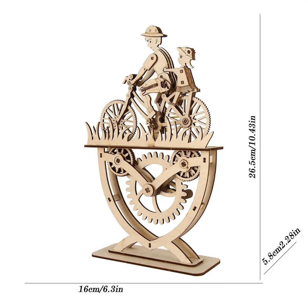 3D Wooden DIY Puzzle Model Kit High Difficulty No-Glue Assembly Gift for Teens & Adults