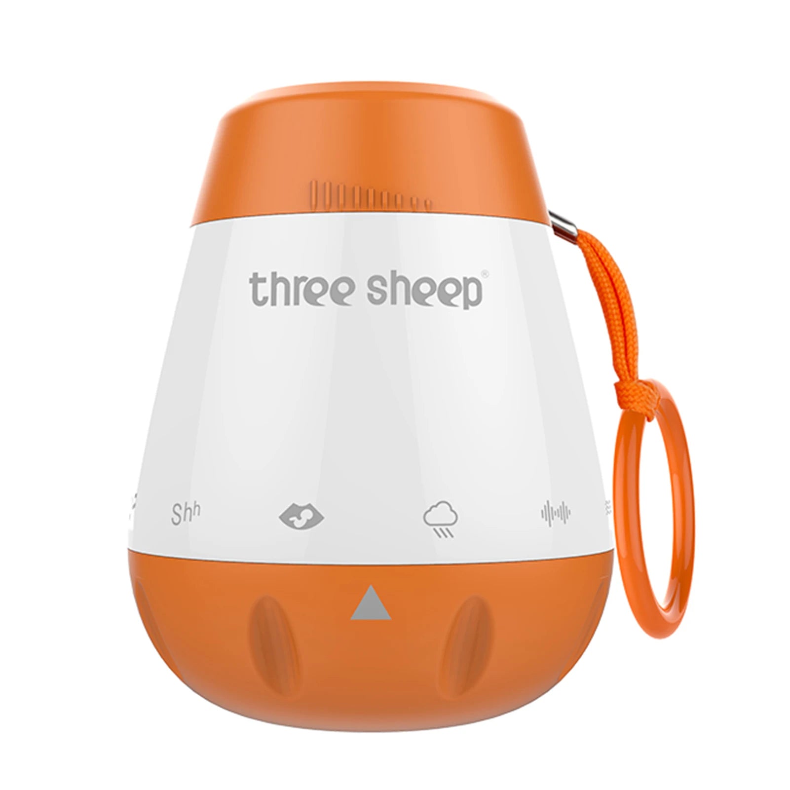 Baby White Noise Machine Voice-Activated Sleep Soother for Infants — 6 Soothing Sounds, Rechargeable & Portable