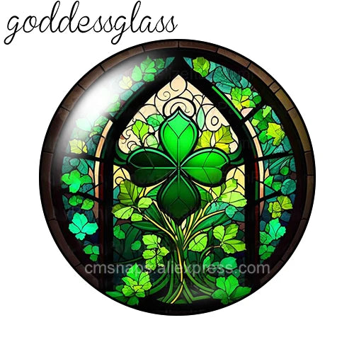 10-Pack Round Glass Photo Cabochons (12/18/20/25mm) Floral Flat Back for Jewelry Making