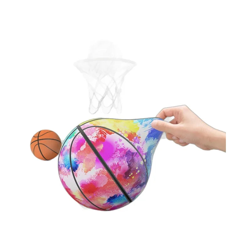Indoor Silent Foam Basketball – Soft High-Elastic No-Noise Sports Ball for Quiet Indoor Play
