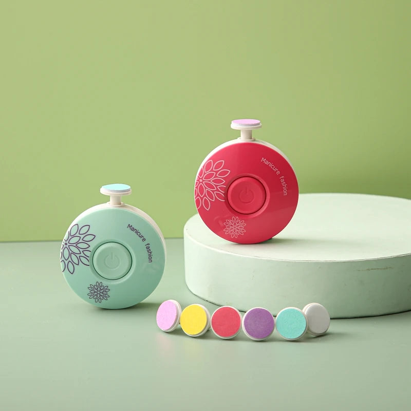 Baby Electric Nail Trimmer Kit - Nail Polisher & Clippers for Newborns and Toddlers