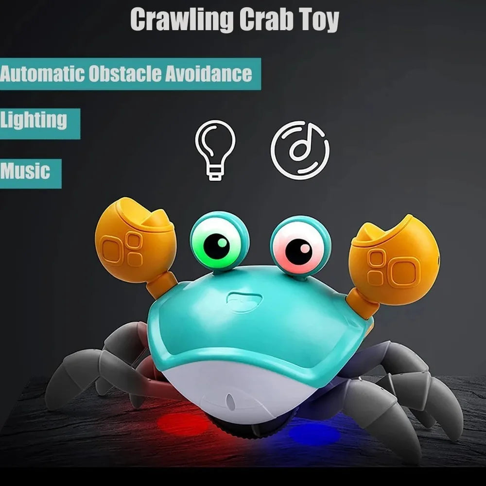 Interactive Dancing Crab Pet Toy with Music — Battery-Powered Dog & Cat Toy for Active Play