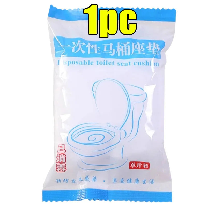 Disposable Waterproof Non-Woven Toilet Seat Covers - Single-Use Travel & Hotel Sanitary Seat Protectors