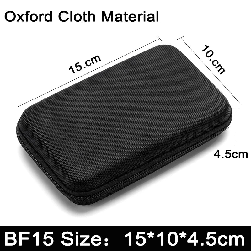 EVA Hard-Shell Earphone Case — Mini Portable Zipper Pouch & Cable Organizer for USB, Chargers, Memory Cards