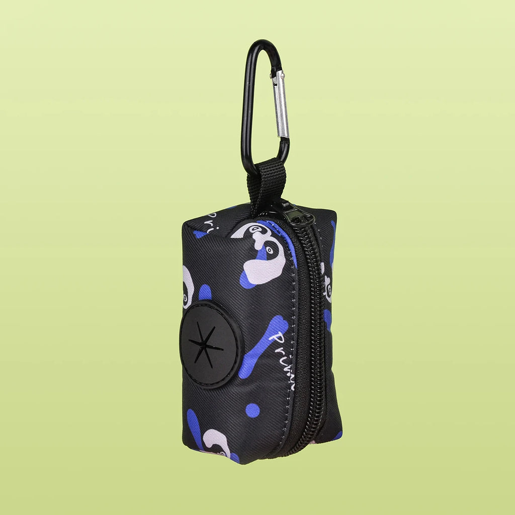 Rainbow Print Clip-On Dog Poop Bag Holder & Dispenser for Leash