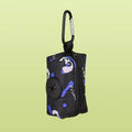 Rainbow Print Clip-On Dog Poop Bag Holder & Dispenser for Leash
