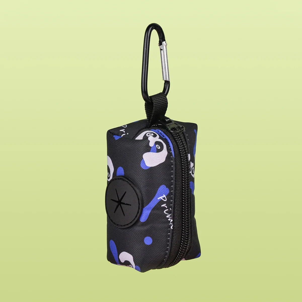 Rainbow Print Clip-On Dog Poop Bag Holder & Dispenser for Leash