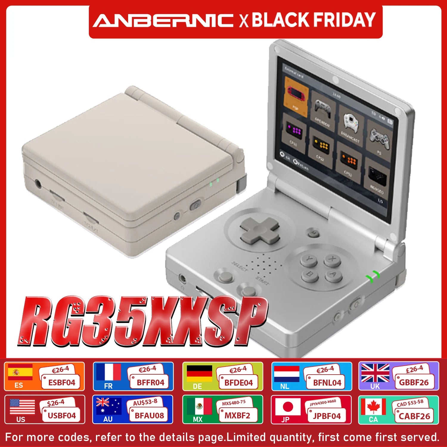 3.5-inch (8.9 cm) IPS Flip Handheld Retro Game Console – 64GB Storage, HDMI TV Output, 5,500+ Preloaded Games, Wi-Fi & Bluetooth