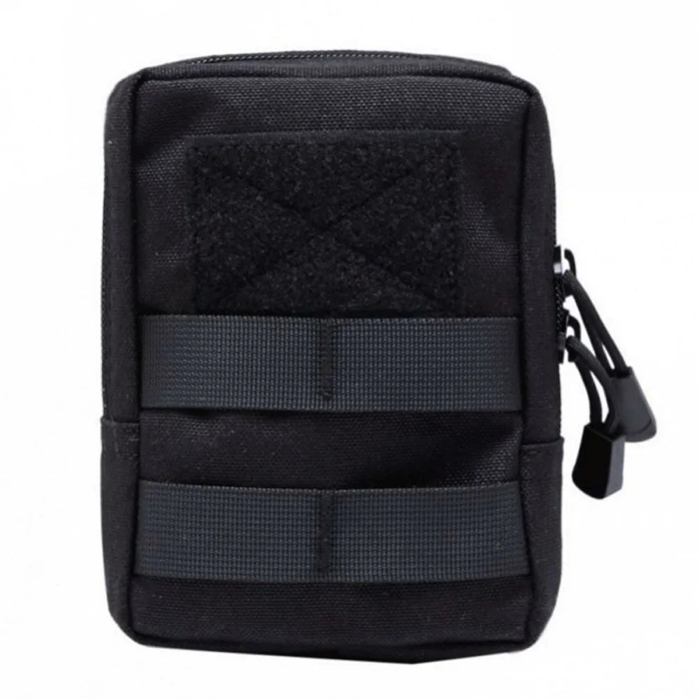 600D Nylon MOLLE Waist Pouch – Tactical Hunting Belt Pack Zipper Utility Bag