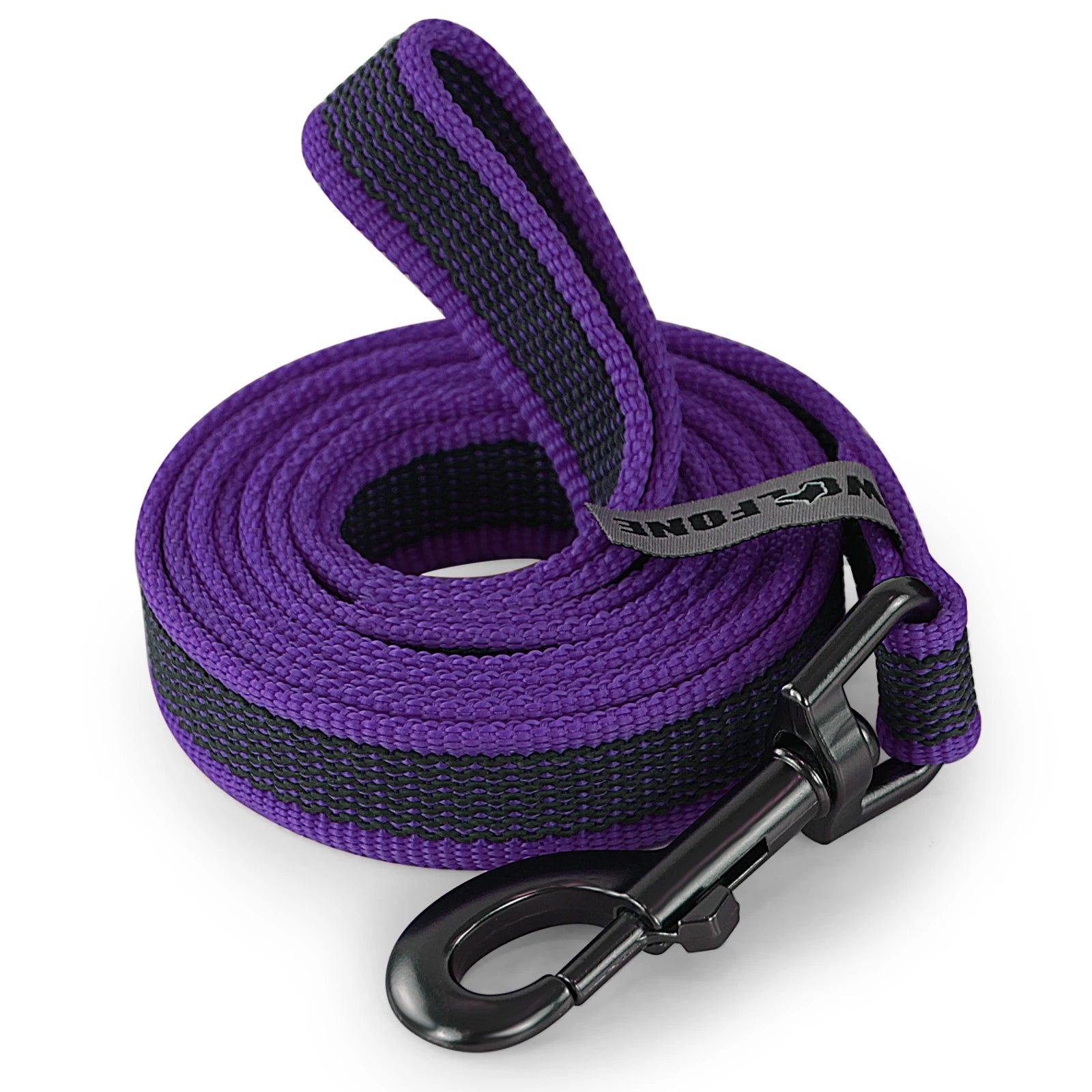 Dual-Color Dog Leash – Durable Fiber Training Lead, Multiple Lengths 1.5m/2m/3m/5m/10m/15m (4.9–49.2 ft)