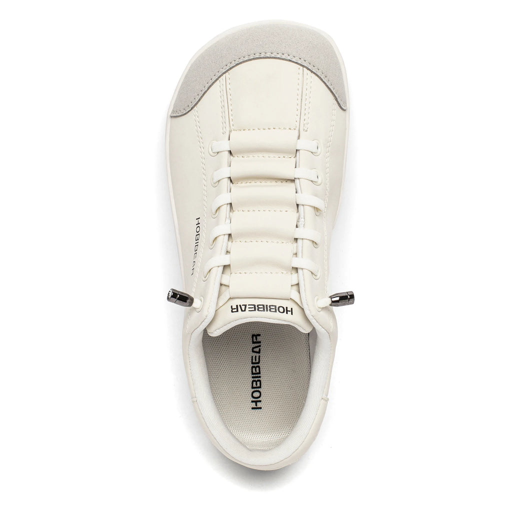 Unisex Barefoot Wide-Toe Minimalist Sneakers — Artificial Leather Adjustable Slip-On Walking Shoes