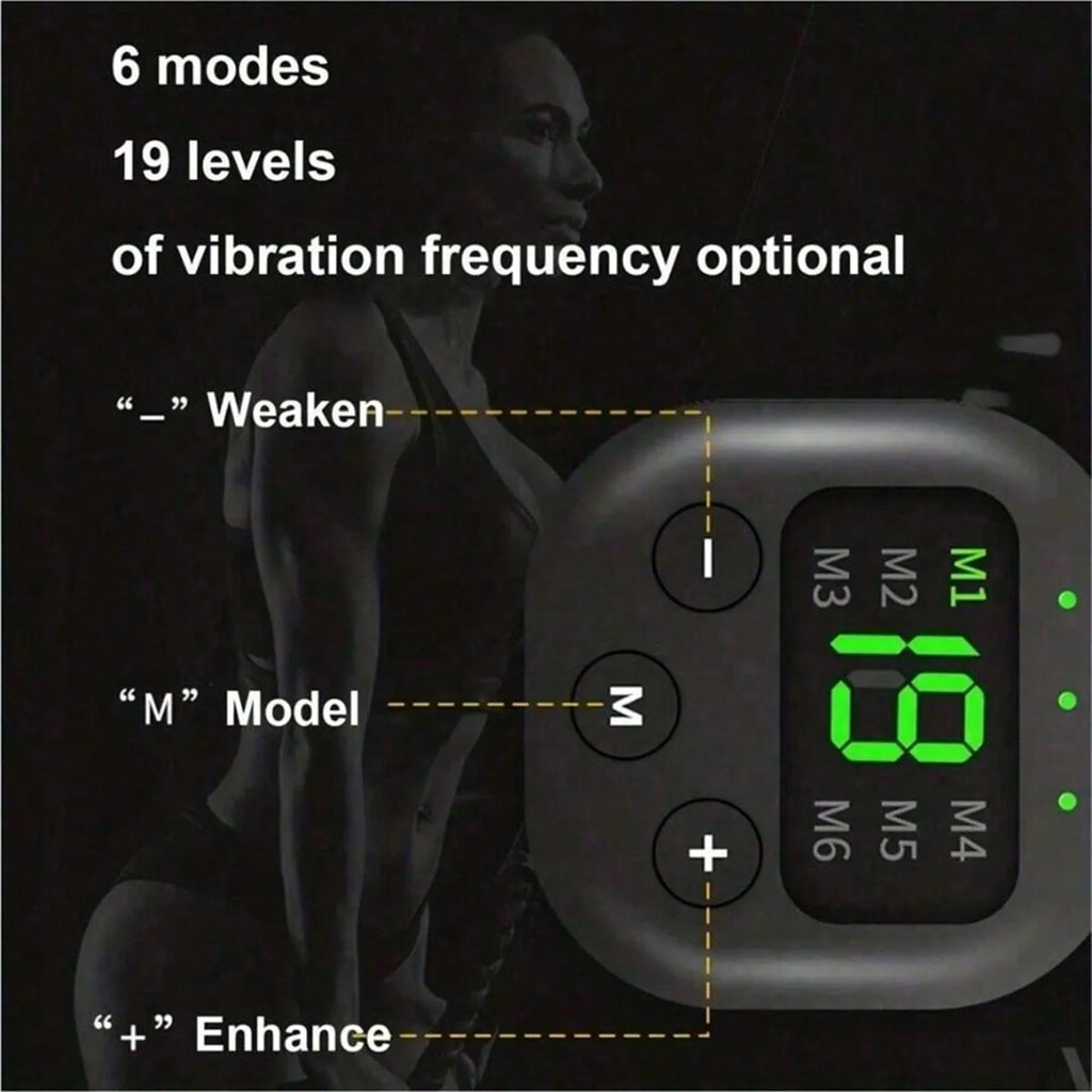 Portable Waist Massager Belt - USB Rechargeable Body Shaper & Electric Trainer for Arms, Hips & Legs