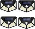 100-LED Solar Wall Light with PIR Motion Sensor - Outdoor Solar Powered Garden & Pathway Lamp