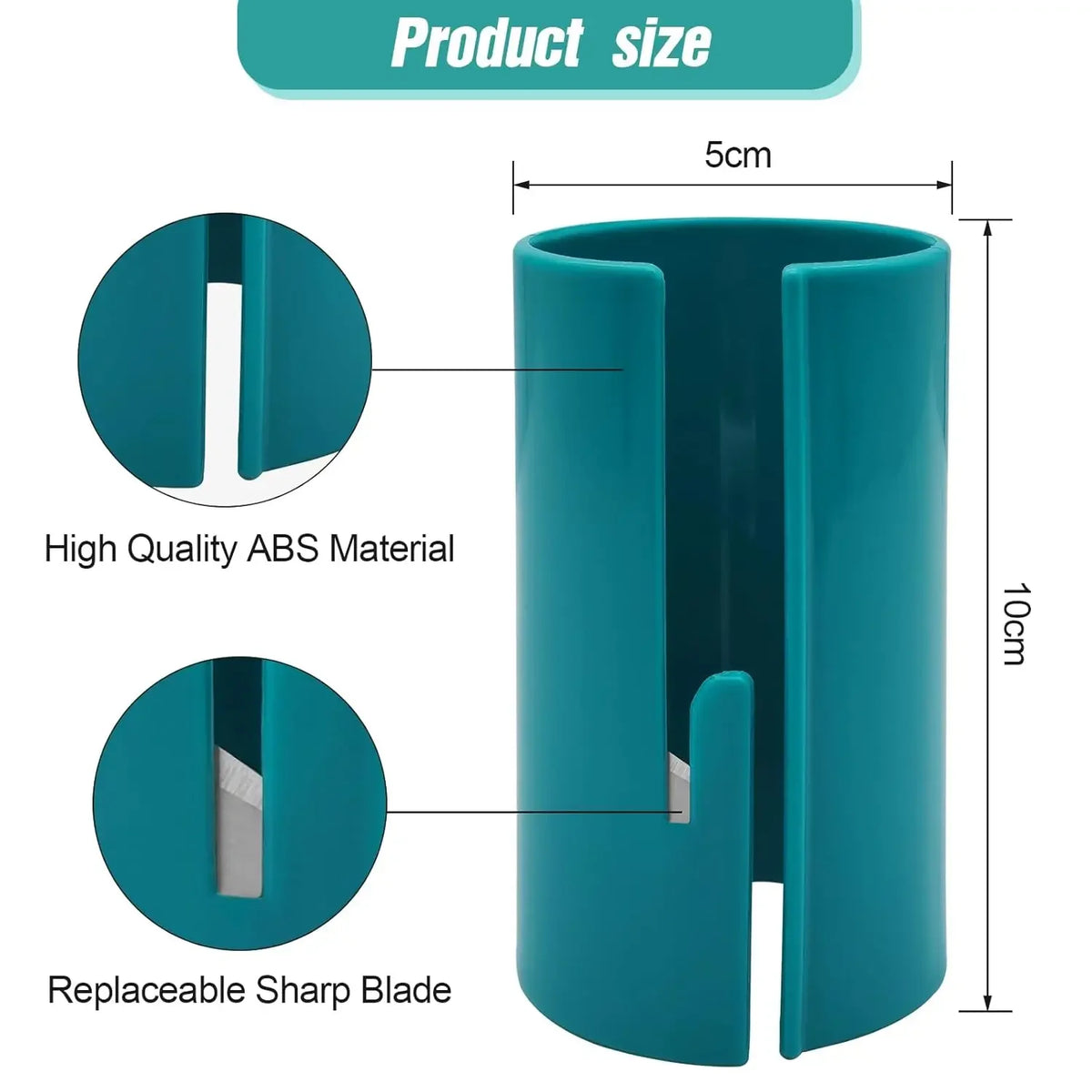 Portable Wrapping Paper Cutter for Rolls – Gift Wrap Cutter for Christmas & Birthday Packaging
