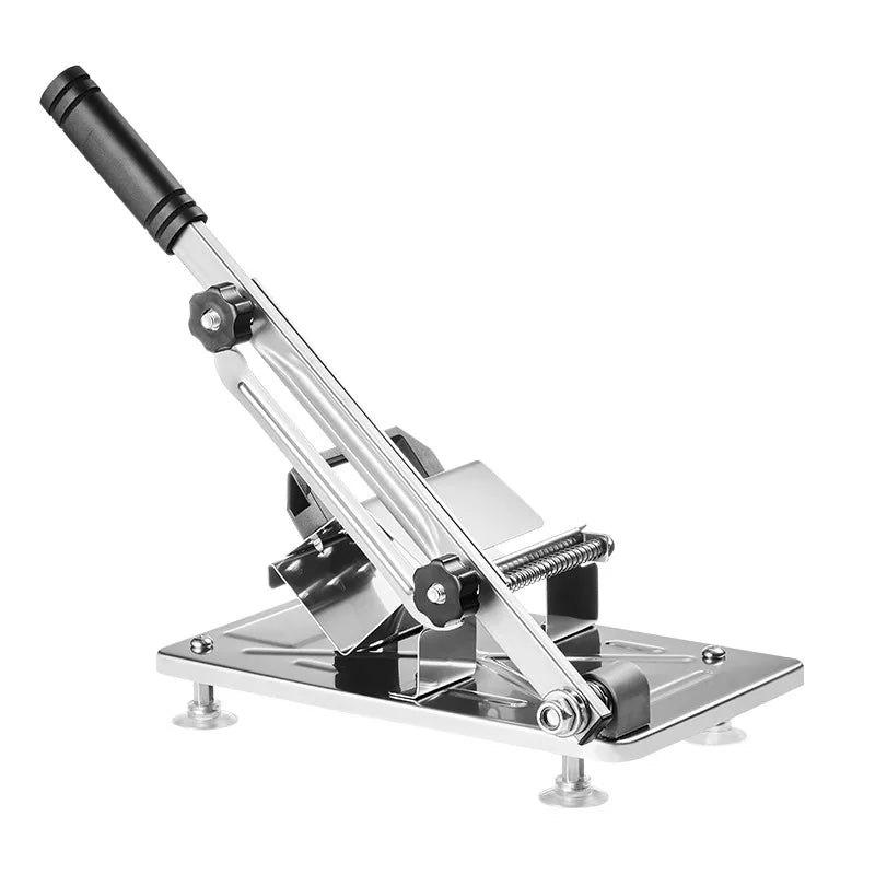 Adjustable Meat and Vegetable Slicer - Stainless Steel Frozen Meat Cutter for Pork Belly, Fruit & Vegetables