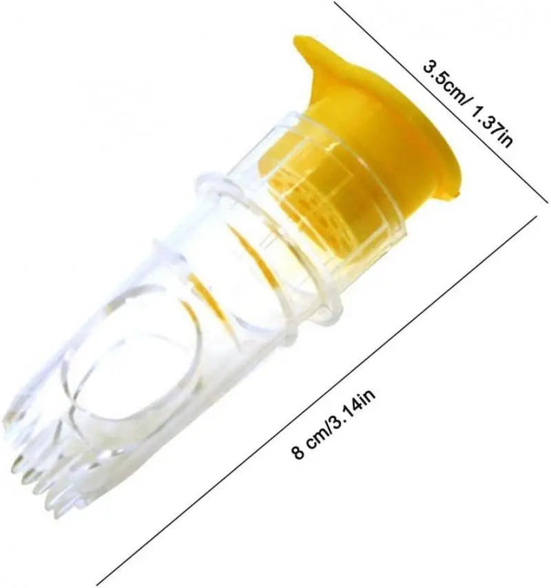 Portable Mini Manual Citrus Juicer - Handheld Lemon, Lime & Orange Squeezer (3.15 x 1.38 in / 8 x 3.5 cm)