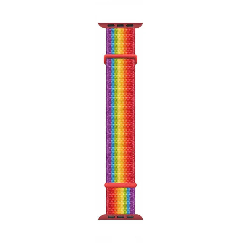 Nylon Braided Breathable Watch Band – Fits 38/40/41/42/44/45/46/49 mm (1.50–1.93 in) Smartwatches