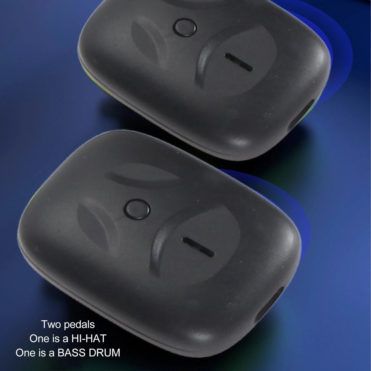 VR air drum kit foot pedals for kick and hi-hat sounds
