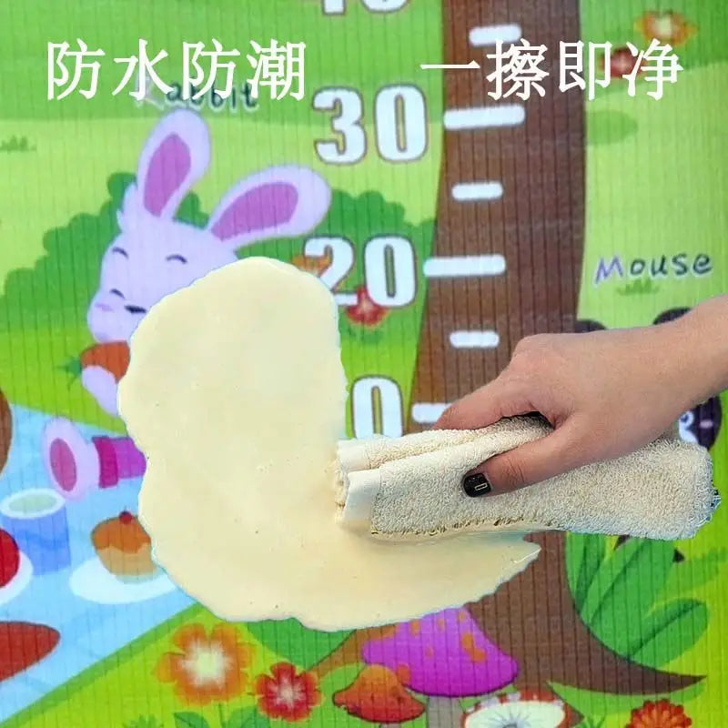 Baby Play Mat 200x180x0.5 cm (78.7x70.9x0.2 in) Foldable Foam Crawling Mat Nursery Kids Playmat