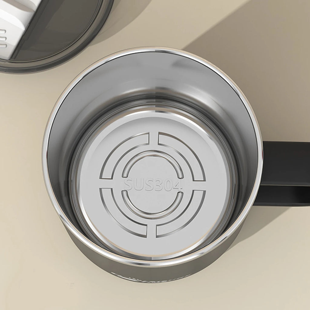500ml (16.9oz) 304 Stainless Steel Double-Layer Insulated Travel Mug with Handle, Sealed Vacuum Flask