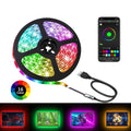 Bluetooth RGB LED Strip Lights 5050 SMD USB 5V App-Controlled TV Backlight & Room Accent Lighting
