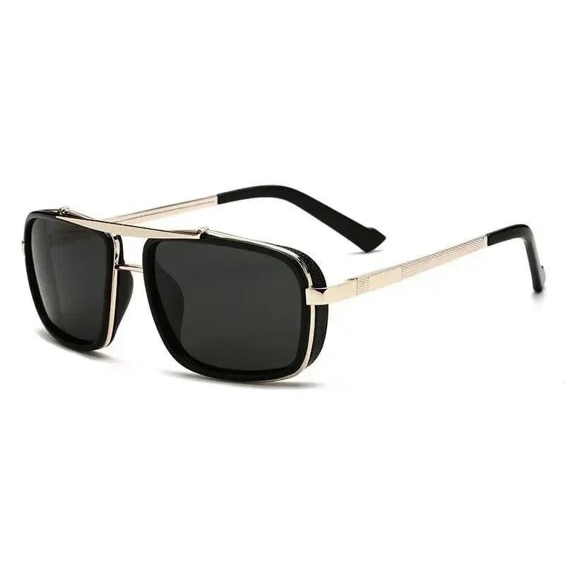 Women's Vintage Steampunk Cat-Eye Sunglasses UV400 Driving & Travel Shades - Alloy Frame, Polycarbonate Lenses