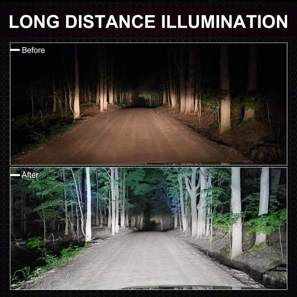 4 in (100 mm) LED Pod Light - Combo Spot + Flood Beam 9-30V Driving Work Fog Light for Car Motorcycle ATV UTV SUV Off-Road 4x4 Boat Truck