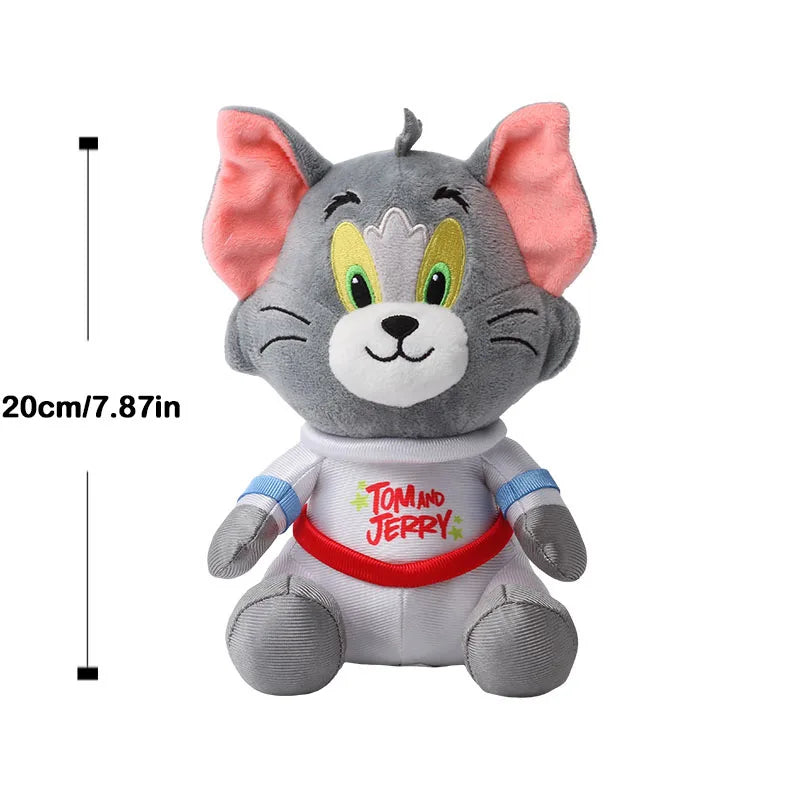 Tom and Jerry Plush Toy - Cat & Mouse Stuffed Animal, Multiple Sizes 5–13 in (13–32 cm)
