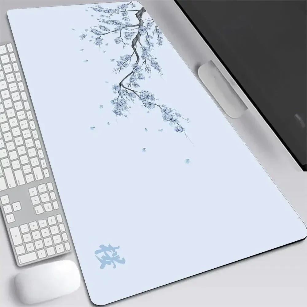 Sakura Cherry Blossom XXL Gaming Desk Mat, Large Non-Slip Mouse Pad for Keyboard & Laptop