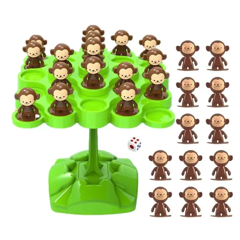 Montessori Monkey Balance Scale Toy - Balancing Tree Counting Game for Kids