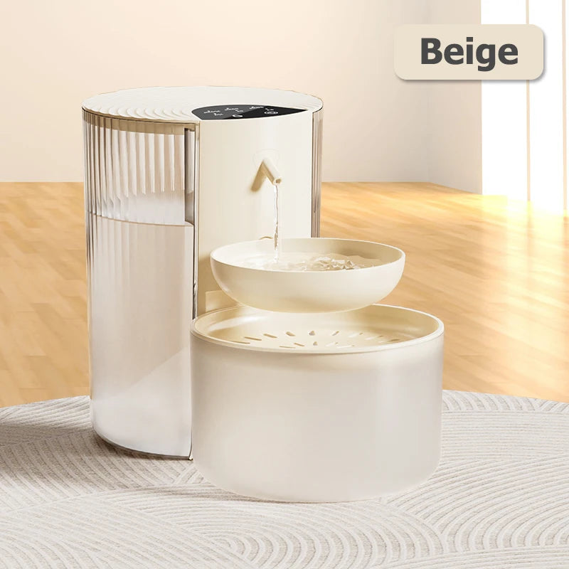 Rechargeable Smart Pet Water Dispenser – Wireless Cat Fountain & Automatic Dog Water Feeder
