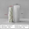 Striped Cylinder Silicone Candle Mold for DIY Pillar, Soy Wax, Plaster & Resin Crafts