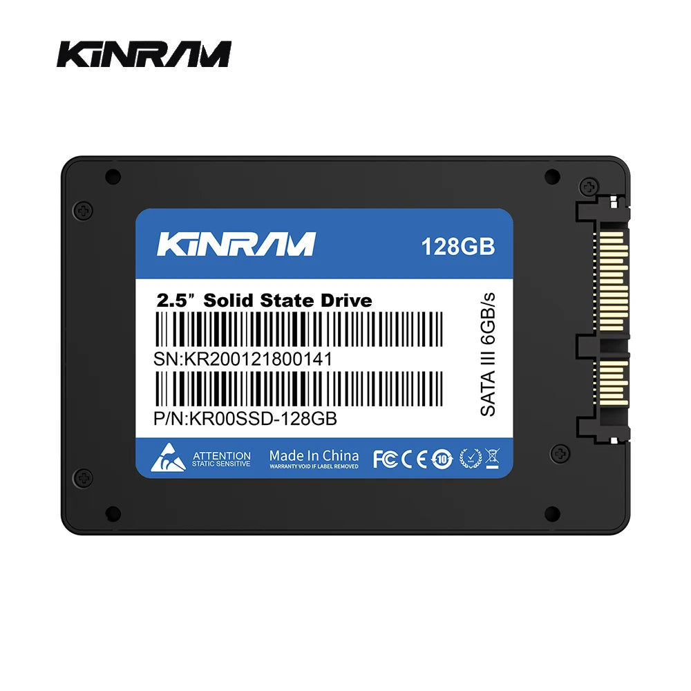 2.5-inch (7mm) SATA III Internal SSD — 64GB/120GB/128GB/240GB/256GB/512GB/1TB/2TB | Up to 560MB/s Read