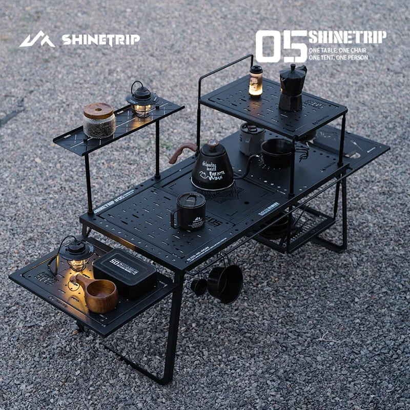 IGT Modular Table Top Plate – Folding Camping & BBQ Table Board, Portable Tactical Accessory