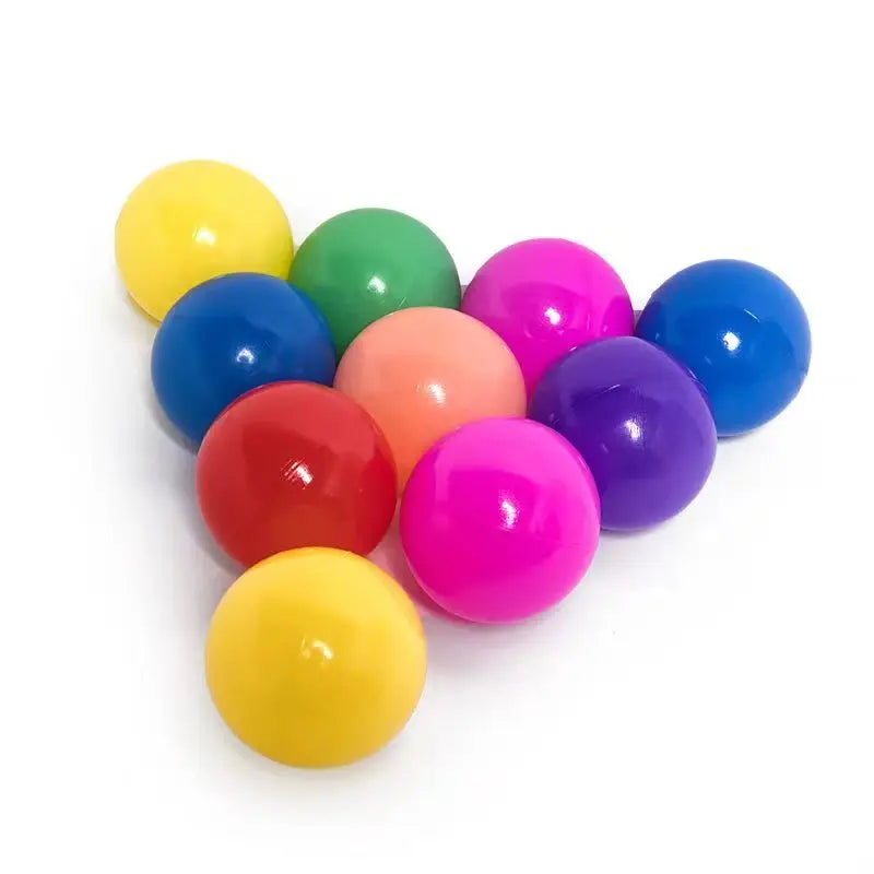 100-Pack 55mm (2.2 in) Colorful Plastic Ball Pit Balls — Pool & Ocean Balls for Kids Play, Ball Pits, Sensory & Stress Relief