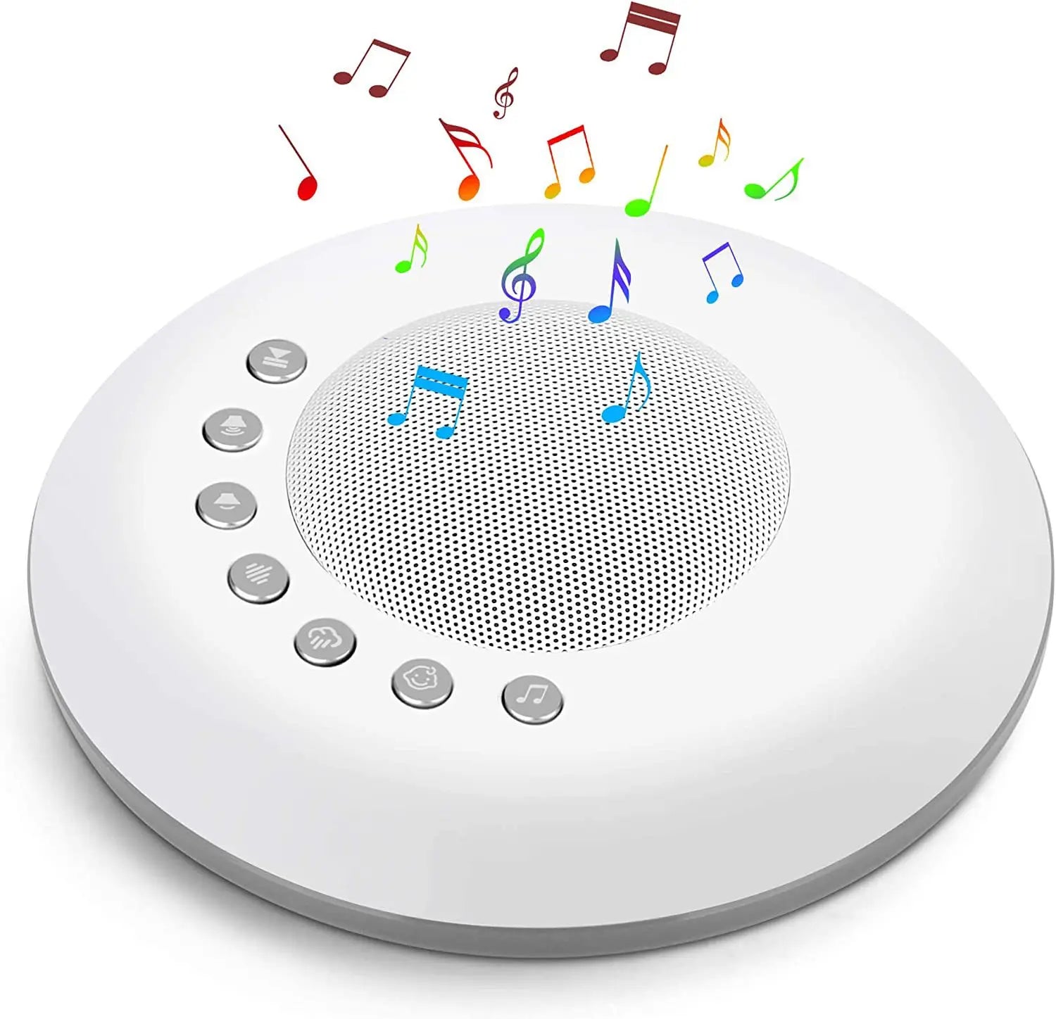 Portable Baby White Noise Machine 28 Soothing Sounds 4 Timers & Memory USB-C Rechargeable with Optional Night Light