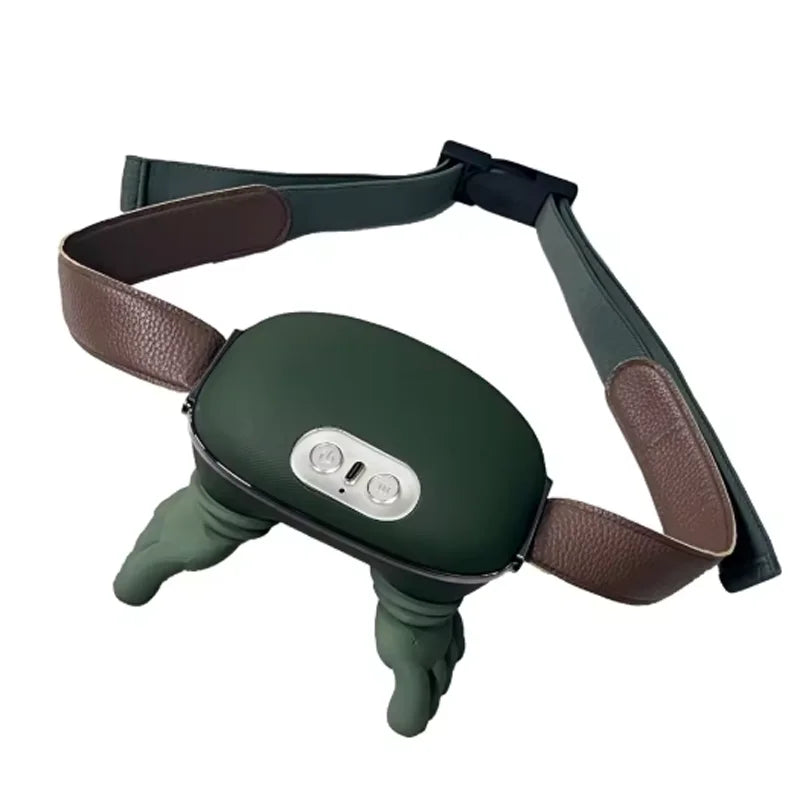 Shiatsu Neck & Shoulder Massager Battery-Powered Electric Kneading Deep Tissue Neck and Back Massager