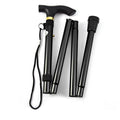 Adjustable Telescopic Folding Walking Stick Lightweight Aluminum Hiking Trekking Cane for Elderly