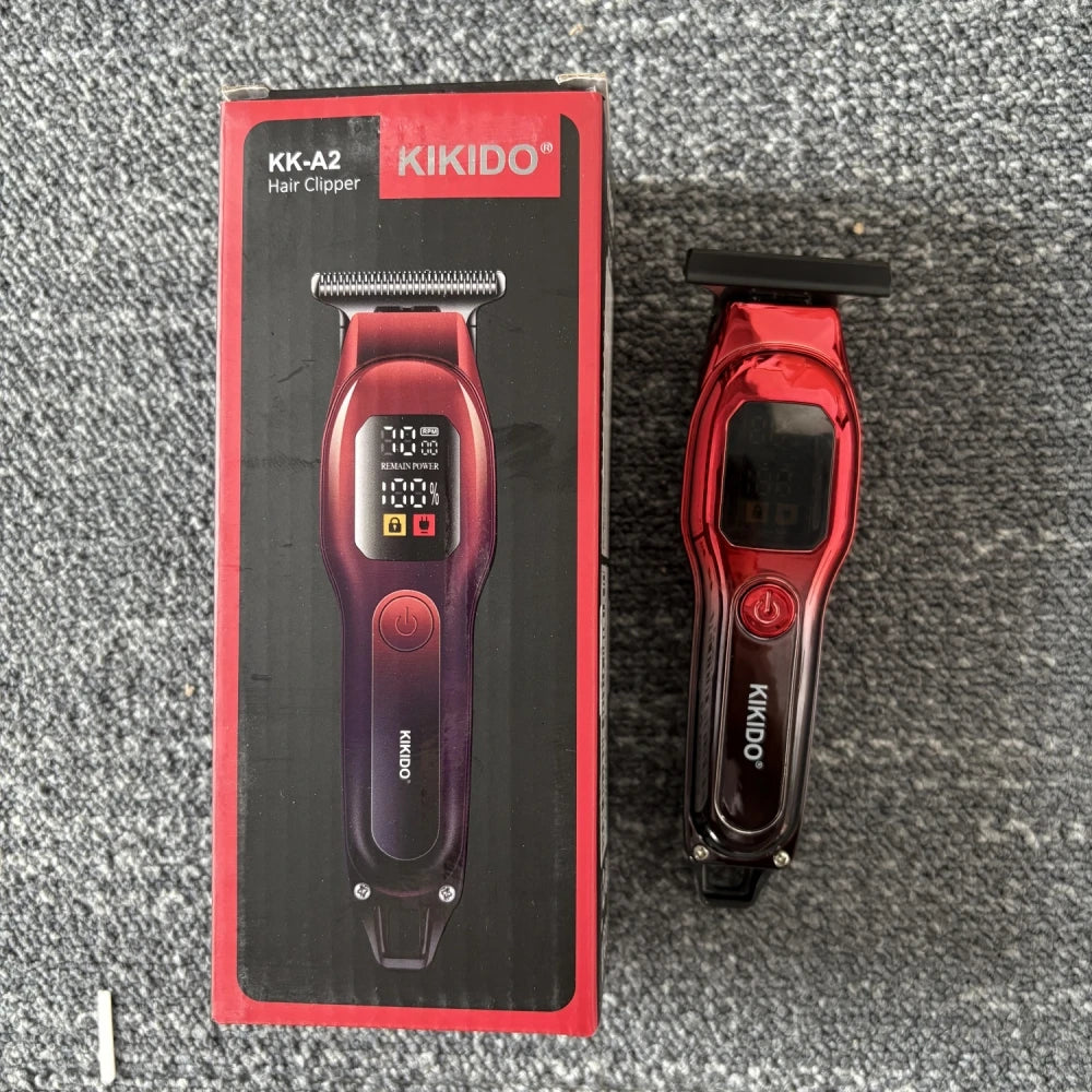 Rechargeable Cordless Hair Trimmer – Stainless Steel Blades, Wet/Dry Electric Trimmer for Hair, Beard, Bikini & Eyebrows