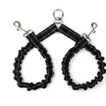 Double Dog Leash Coupler – No-Tangle Bungee Splitter with Shock-Absorbing, Reflective Lead for Safer Night Walks