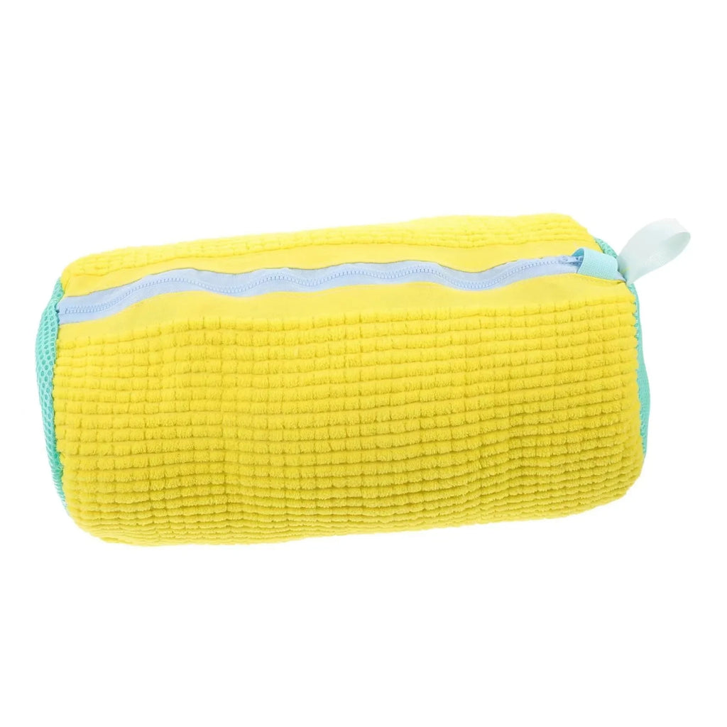 1-Pack Padded Shoe Wash Bag Mesh Laundry Protector with Plush Lining & Zipper for Sneakers