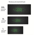 Hexagon XXL Mouse Pad, Large Gaming Desk Mat & Keyboard Pad, Soft Non-Slip Rubber