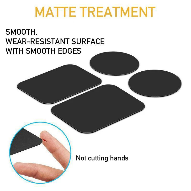 Universal Magnetic Metal Plate for Car Phone Mount – Adhesive Iron Disk for Mobile Phone Magnet Holder