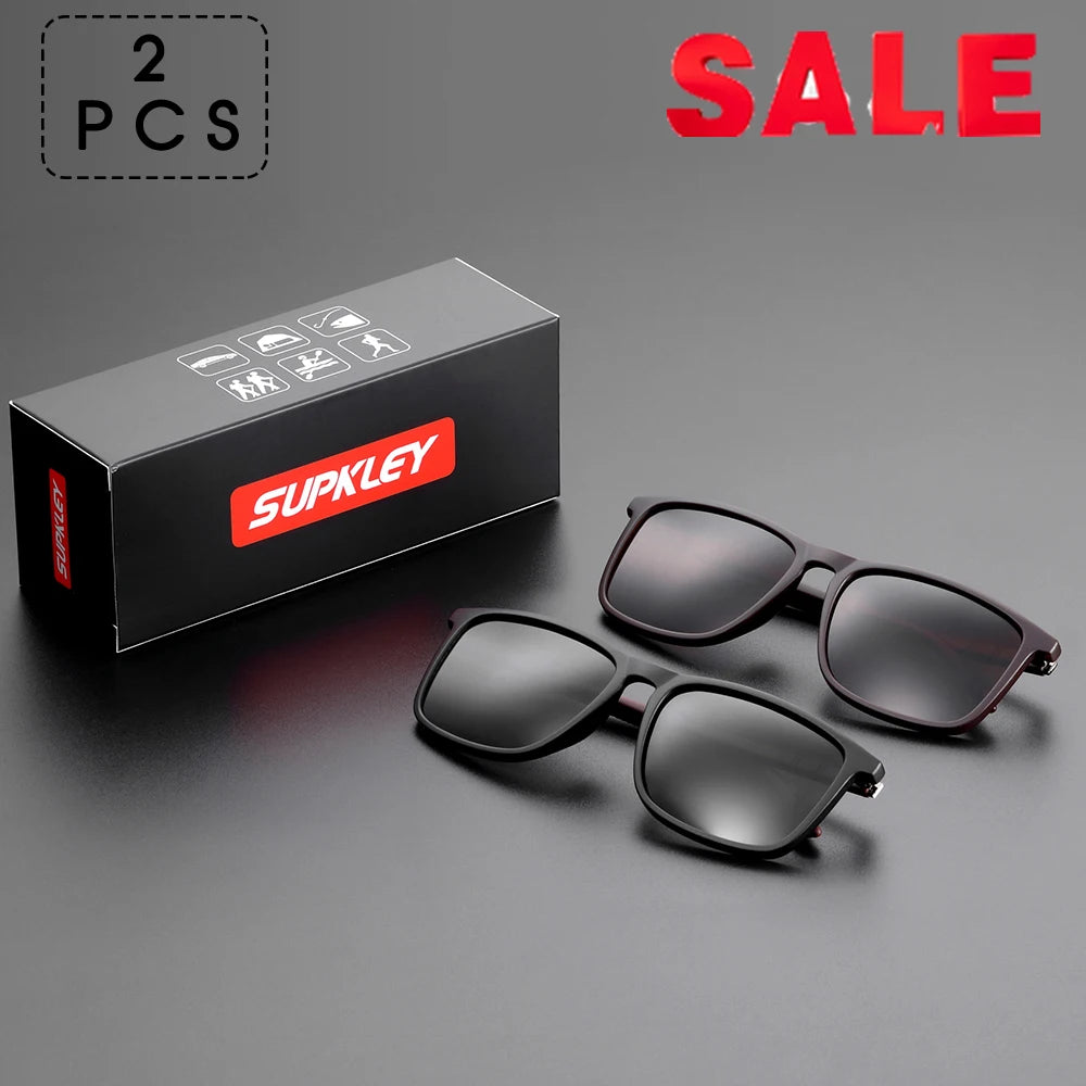 Polarized Sports Sunglasses for Men & Women - UV400 Anti-Glare Unisex Sport Eyewear