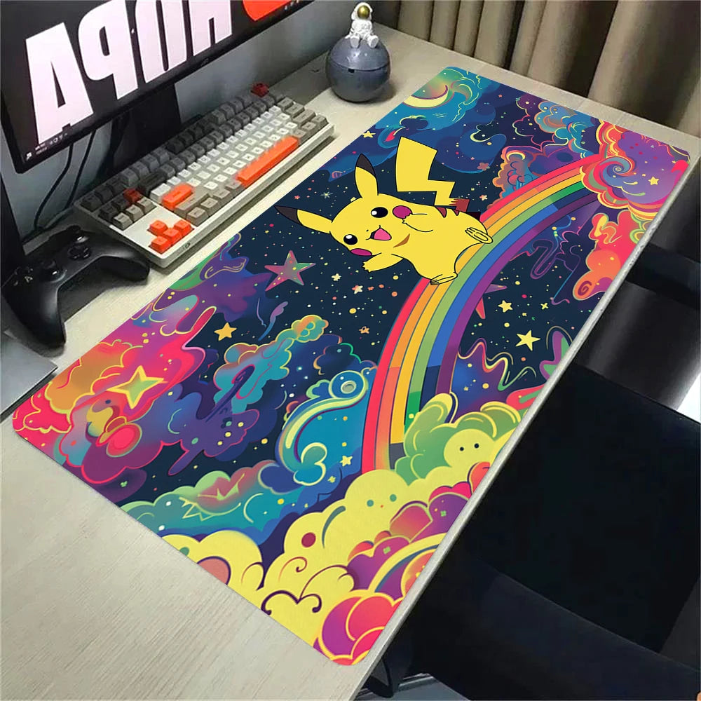 Large Anime Gaming Desk Mat 900 x 400 mm (35.4 x 15.7 in) XXL Mouse Pad – Speed Surface for PC & Office