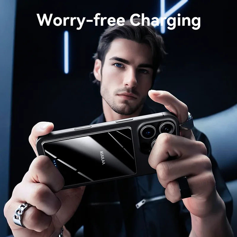 Magnetic 5000mAh Slim Wireless Power Bank 20W Fast Charger MagSafe-Compatible Portable Charger for iPhone
