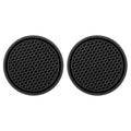2-Pack Rhinestone Non-Slip Car Cup Holder Coasters – Diamond Silicone Cup Mat (2.77 in / 7 cm)