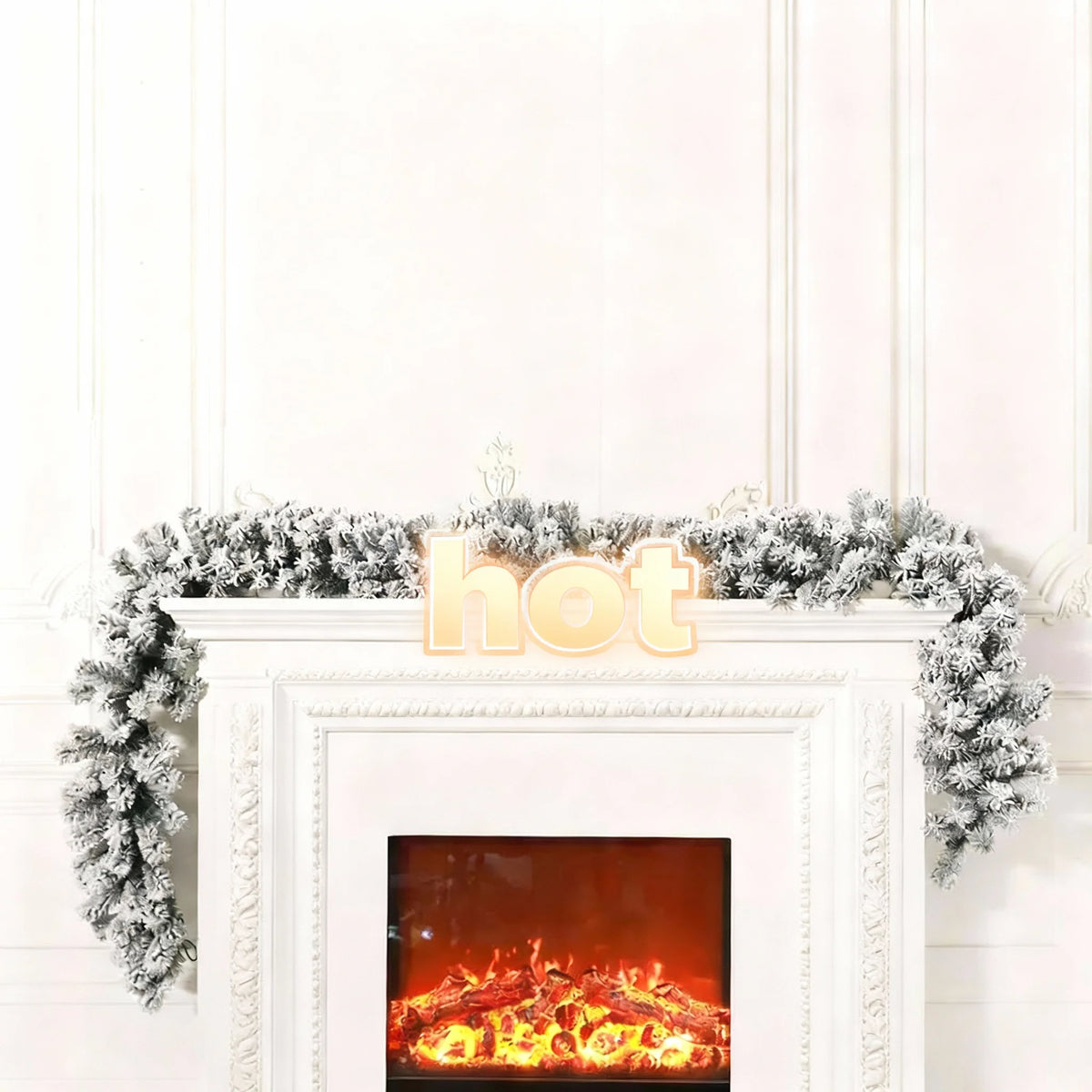 Berry Christmas Garland - Artificial Holiday Garland with Berries for Indoor & Outdoor, 6 ft (1.8 m) or 9 ft (2.7 m)
