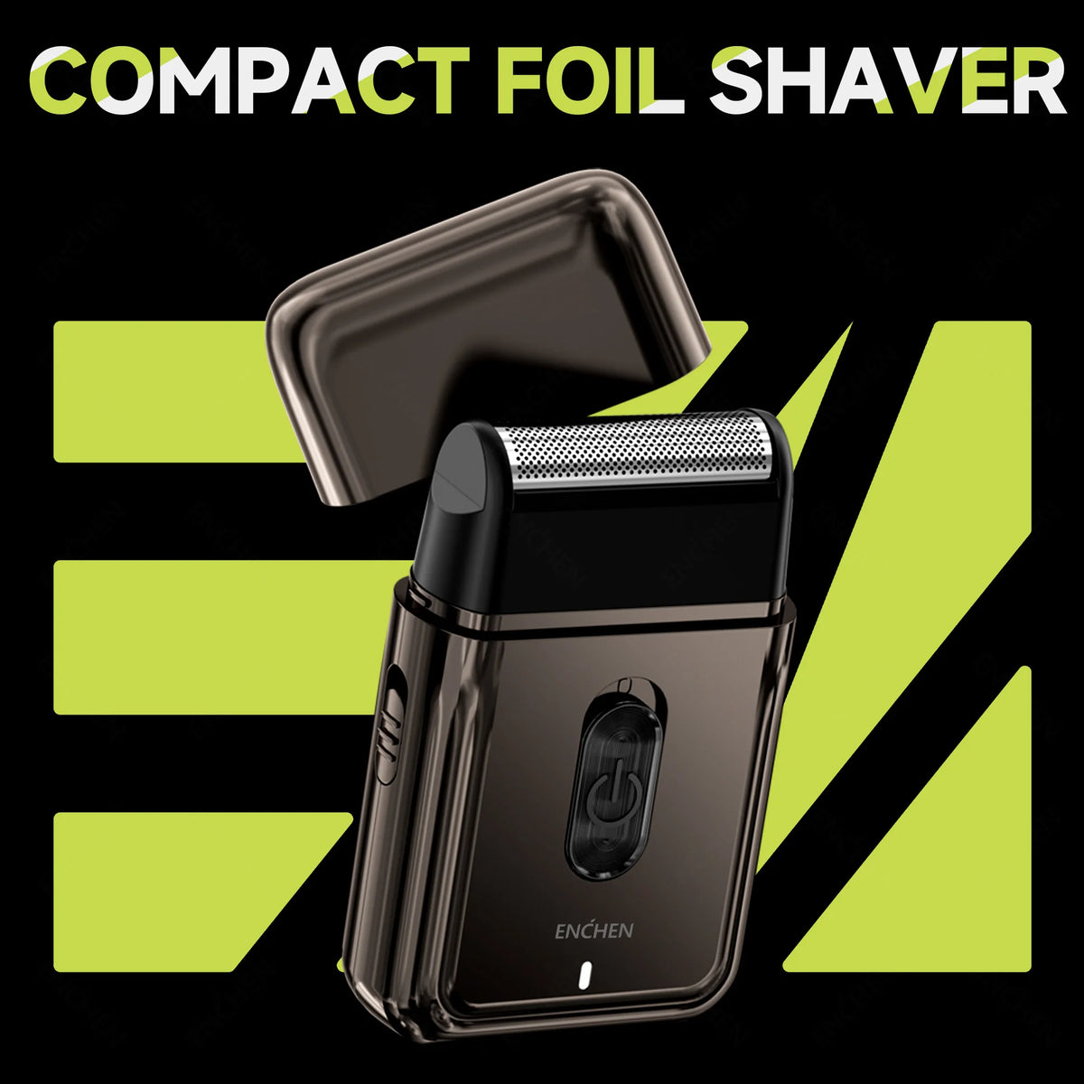 Compact Foil Electric Shaver with Pop-Up Precision Trimmer, USB-C Rechargeable, 7000 RPM